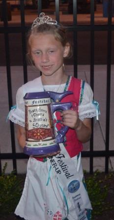 Me holding a stein my Dad bought at the Bratwurst Festival!!!!